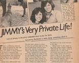 Jimmy Mcnichol teen magazine pinup clipping teen idols private life Tige... - £1.17 GBP