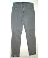 New Designer J Brand Jeans Womens 30 Twill Pants Skinny Silver Fox Destr... - £178.05 GBP