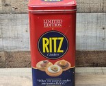 Vintage 1987 Limited Edition Nabisco Ritz Crackers Tin Container 16oz SH... - $18.78