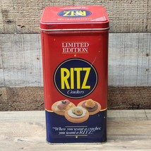 Vintage 1987 Limited Edition Nabisco Ritz Crackers Tin Container 16oz SH... - $18.78