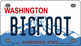Bigfoot Washington Novelty Mini Metal License Plate Tag MLP-8670 - $14.95