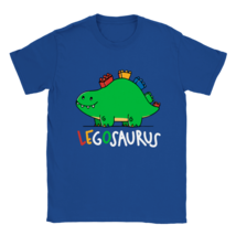 Funny Legosaurus dinosaur t shirt comic tee shirt illustration lego - $27.89