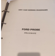 1991 Ford Probe Electrical Wiring Diagrams Fold Out Manual - £3.18 GBP