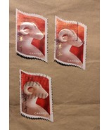 2003 Canada 48¢ Year of the Ram Sc#1969 3 Used Stamps - $1.21 CAD