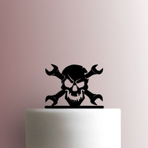 Mechanic Skull with Crossbones 225-B225 Cake Topper - £12.67 GBP+