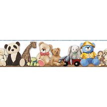 York Wallcoverings Brothers and Sisters V My Favorite Teddy Border, Whit... - $12.73