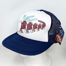 Vintage 80s The California Raisins 1987 Mesh Trucker Snapback Hat Adjustable Cap - £19.94 GBP