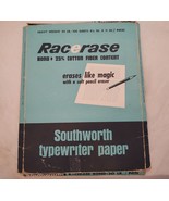 Southworth Racerase Typing Paper 1970s Vintage Item No. P413C 29 Sheets - £15.53 GBP