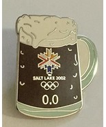 2002 Salt Lake City Winter Olympics Logo Dark Beer Mug 0.0 Pin - £23.47 GBP