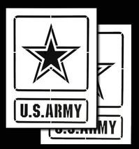 Re-usable Airbrush Spray Paint Truck Stencils  9x12&quot; United States (US ARMY) - £9.44 GBP