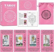 Tarot Cards for Beginners with Meanings on Cards Includes Premium Velvet... - $217.95 MXN