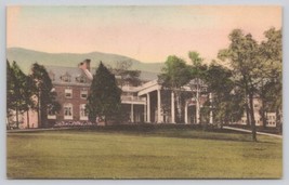 Postcard The Mimslyn Hotel Near Shenandoah National Park Luray VA Hand Colored - £4.40 GBP