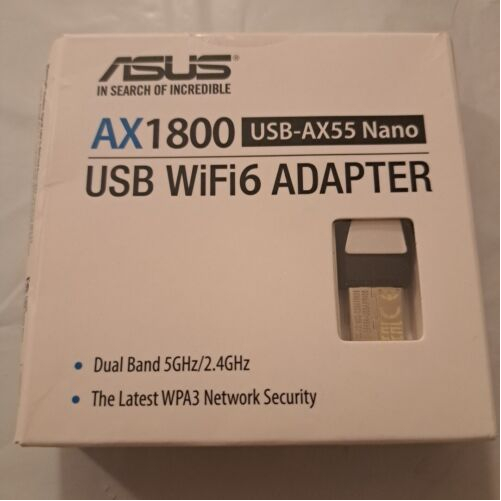 Asus Nano IEEE 802.11ax Dual Band Wi-Fi Adapter for Computer, Notebook - $126.02
