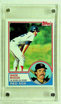 1983 Topps Wade Boggs #498 Rookie Card - in Screw Down Holder - £20.15 GBP