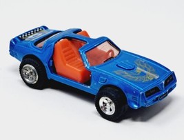 Vintage Pontiac Firebird Pull Back Toy Car Blue No. 5 - No Doors Hong Ko... - £4.08 GBP