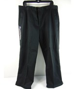 Croft &amp; Barrow Black Classic Fit Flat Front Khaki Pants 38x30 Nwt - £23.36 GBP