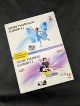 Adobe Photoshop Elements 7 Premiere Complete 2 Disk CD Rom Software NEW - $69.29