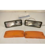 1975 to 1980 MG MGB Front Bumper Turn Signal Assemblies R and L Rubber B... - $55.00