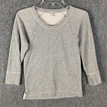 J Crew Sweatshirt XS Women&#39;s Pullover Gray Cotton Blend Extra Small - €12,23 EUR
