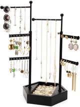 Jewelry Organizer Stand - 6 Tier Jewelry Holder with Adjustable Height  - £21.23 GBP