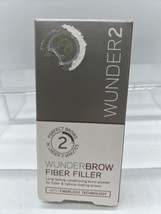 Brunette WUNDER2 WunderBrow Fiber Filler Brow Powder Thicken And Define Liner - £9.57 GBP