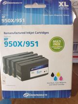 Dataproducts Rema Inkjet Cartridges HP 950X/951 Black/C/Y/M - $13.50