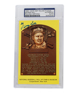 George Kell Signé Slabbed Detroit Tigers Hall Of Fame Plaque Postale PSA... - £75.76 GBP