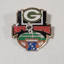 Green Bay Packers NFC Champions Collectible Football Pin RARE 1996 NFL - £11.62 GBP