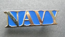 Us Navy Usn Script Lapel Hat Pin Badge 1 Inch - £4.46 GBP