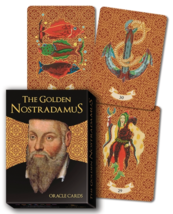 The Golden Nostradamus Oracle  Tarot Cards Lo Scarabeo  Italy - $24.74