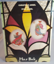 MarBek Christmas Angel and Star Angel Cross Stitch Pattern Leaflet 1978 - £6.29 GBP
