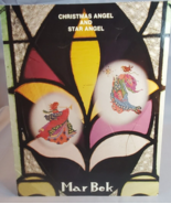 MarBek Christmas Angel and Star Angel Cross Stitch Pattern Leaflet 1978 - £6.19 GBP