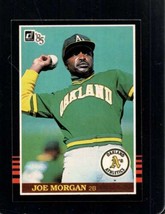 1985 Donruss #584 Joe Morgan Nmmt Athletics Hof *AZ0582 - £2.55 GBP