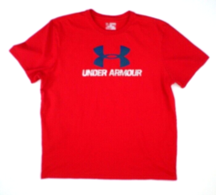 Under Armour Heat Gear Men&#39;s T Shirt 2XL Loose Red - £10.27 GBP