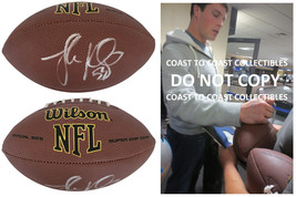Luke Kuechly Signed Football Proof COA Autographed Carolina Panthers NFL - £157.90 GBP