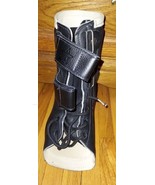 Leather Right Ankle Brace ORTHOPEDIC Boot Right Foot  - £46.46 GBP
