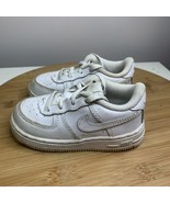 Nike Air Force 1 Toddler Size 7C Triple White Low Top Sneakers Shoes DH2... - £19.46 GBP