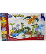 MEGA Pokemon Discoveries &amp; Adventures Building 7 Figures Set 884 Chariza... - $98.99