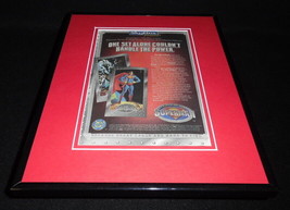 Superman 1994 Skybox Metal Cards Framed 11x14 ORIGINAL Vintage Advertisement - £27.75 GBP