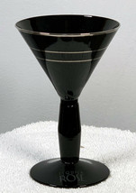 New Tequila Rose Margarita Cocktail Ceramic Glass Black 4 oz Glossy - £17.05 GBP