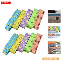 Beach Chair Towel Straps Set of 10 Secure and Windproof Summer Beach Acc... - $21.73