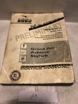 1996 GRAND AM ACHIEVA SKYLARK OEM DEALER SERVICE SHOP REPAIR MANUAL BOOK 2 - $4.95