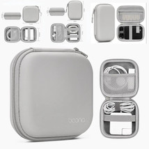 Portable Mini Hard Shell Digital Gadgets Storage Bag Artificial Leather Earphone - £14.46 GBP+
