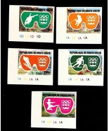 Upper Volta #384-6, C225-6 Winter Olympics Innsbruck 1976 Imperf. - MNH - £5.50 GBP