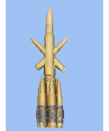 Vintage Trench Art Bullet Cross Obelisk Home Bar Decor WW 21cm - $1,043.45 MXN