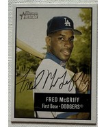 Fred McGriff Autographed Signed 2003 Bowman Heritage Baseball Card - Los... - €17,35 EUR