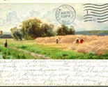 Vtg Cartolina 1907 Artista Firmato Harvest Scene Tedesco Americana Arte ... - $6.09