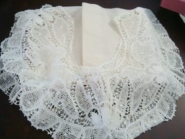 Westminster Lace- Made in BRAZIL, lace TABLE collar Compatible with HAND MADE - £36.22 GBP