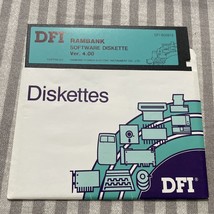 vintage software DFI Rambank Ver. 4.00 Diamond Flower Electric Floppy Disk - $9.25