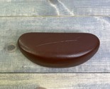 Maui Jim Sunglass SNAP CASE Hard Clam Shell Brown Case Only - $12.86